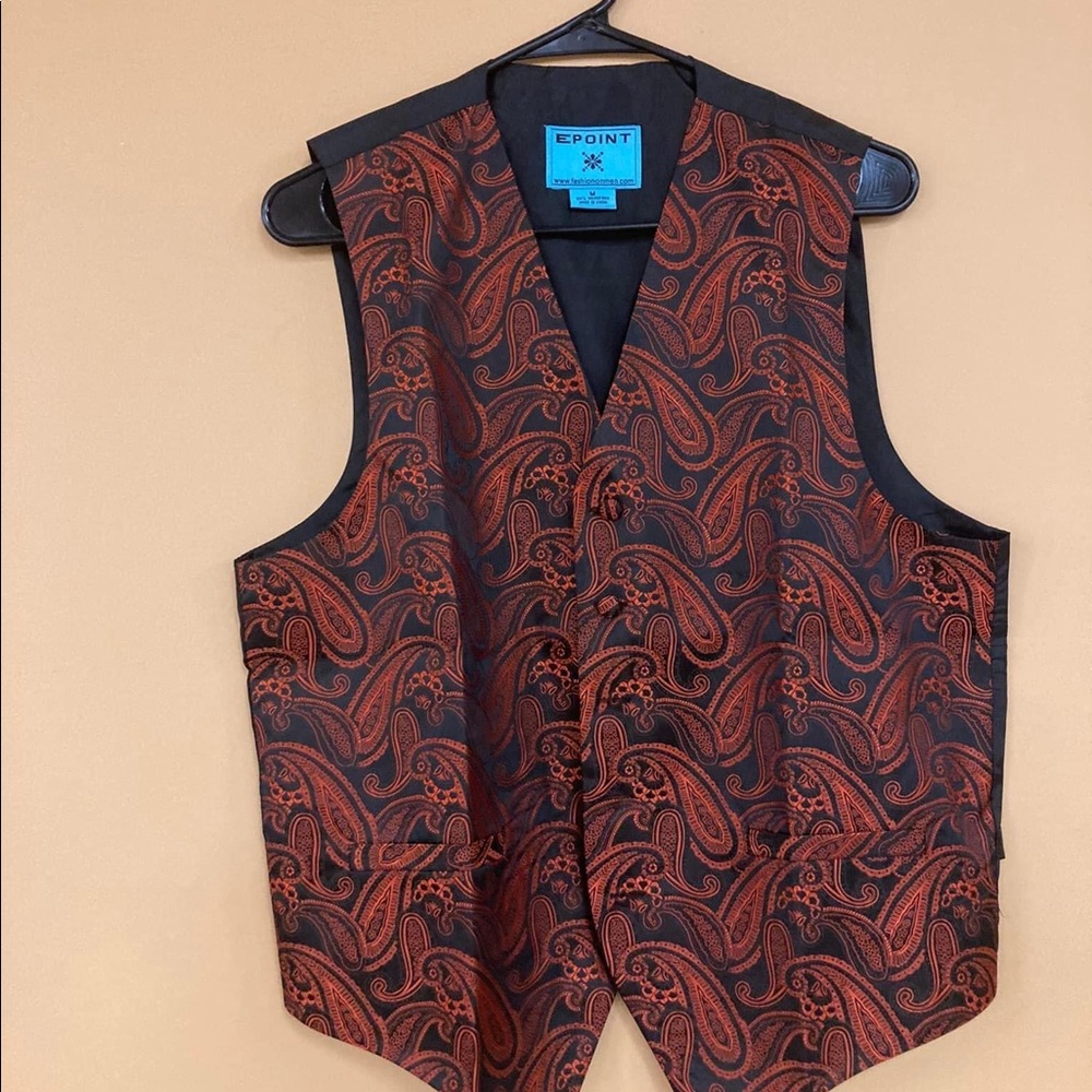 Black And Red Vest